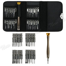 Destornillador Set 25 en 1 Multi herramientas de reparación destornillador Torx destornilladores Kit para el iPhone 6 4 5 5C 4S 3 G PC portátil