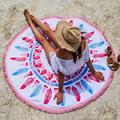 CharmDemon 2016 Fashion Round Hippie Tapestry Beach Throw Roundie Mandala Towel Yoga Mat Bohemian jy8