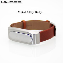 Xiaomi Mi Band Genuine Leather Miband Wrist Strap Smart Bracelet Belt Leather Strap Wristbands Replace For Mi Band