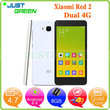 Original 4.7 inch Mobile Phone Xiaomi Redmi 2 Redmi2 Red Rice 2 Qualcomm MSM8916 1GB 8GB 8MP Camera Dual SIM 4G LTE Smartphone