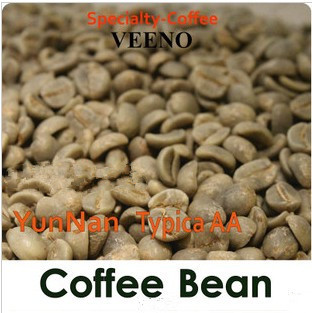 1000g AA Level China Yunnan Typica Green Coffee Been Green Slimming Coffee More Than 17Precision Test