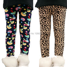130cm-160cm classic polka dots and fashion cartoon rabit pattern Lycra and cotton warm girls leggings