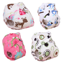Lovely Baby Diapers Reusable Nappy Washable Cloth Diaper Infant Nappies Soft Covers Free Size Adjustable Winter Summer Version
