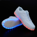 2017 man light up led luminous shoes color glowing casual fashion with new simulation sole charge