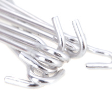 Survival Travel Kit 10pcs 17 5cm Outdoor Camping Hiking Aluminum Tent Pegs Stakes Hook Ground Pin