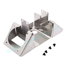 3d printer parts Ultimaker 2 stainless steel dual fan bracket UM2 match 2510 duct fan mount