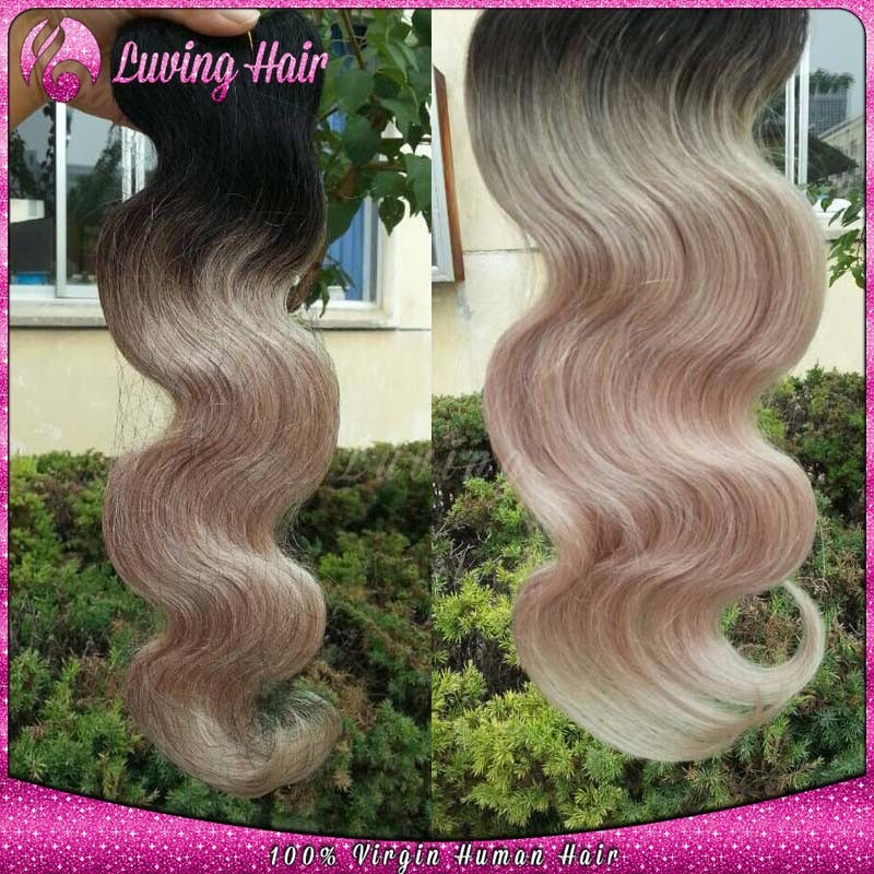 1b grey body wave hair (6)