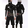 Custom Made Tokyo Ghoul Kaneki Ken Cosplay Costume Black Luxury Anime Cosplay Costume Uniform Adult Men
