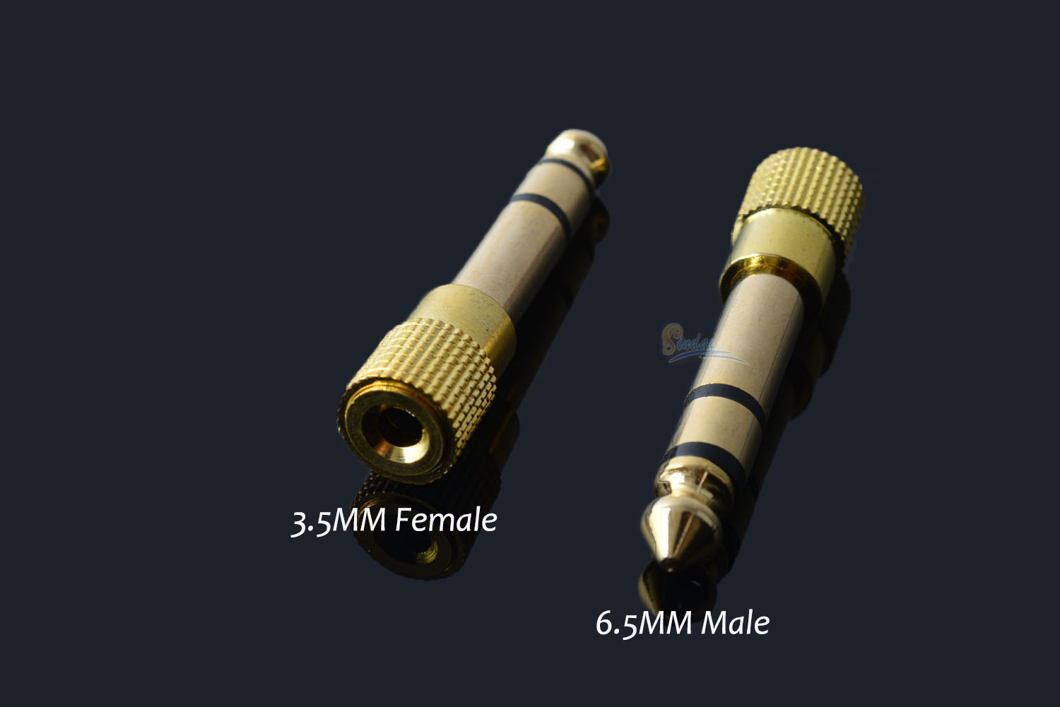 1PC 6 35 male to 3 5 female stereo adapter plug 6 5 to 3 5MM