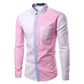 New Design Striped Shirt Men Autumn Fashion Mens Slim Fit Long Sleeve Dress Shirts Casual Brand