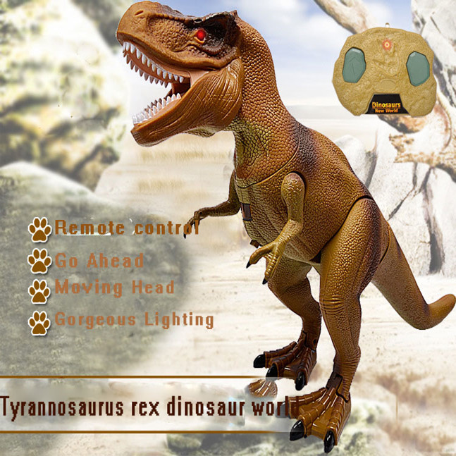 Free Shipping Remote Control electric Dinosaur Toys Jurassic Tyrannosaurus Rex Model RC Dinosaur toys for kids