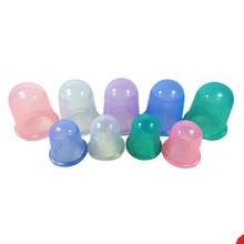 2Pcs Lot Health care small body cups anti cellulite vacuum silicone massage cupping cups