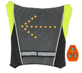 Motorbike Cycling Reflective Safety Vest Motorcycle Reflective Safety Vest LED Backpack Vest Pilot Lamp Bicycle Lights