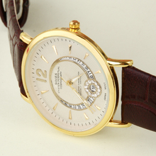 Perfect woman watches 2015 new watches leather strap brand fashion Circular calendar fashion leisure is contracted