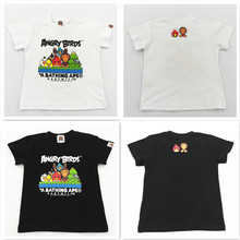 New Summer Baby/Kids Boys T-Shirt Short-Sleeved Tee Angry Bird patten Best Children Tees Cotton Casual Tops Kids Tee Shirt 1-6Y