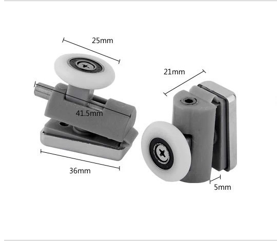 Description Picture 4 of item4 pairscan adjust High quality nylon shower door roller