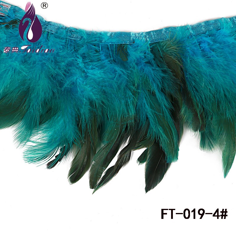 Rooster Feathers Trim