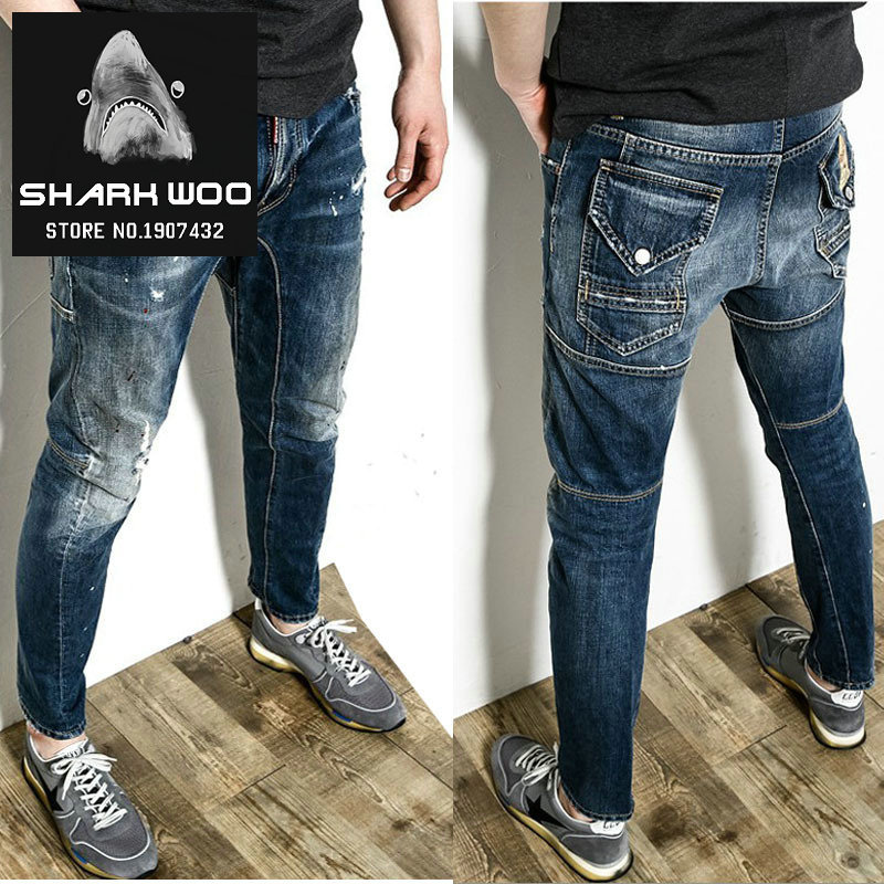 d brand squared jeans dsq Men's designer jeans skiinny famous brand