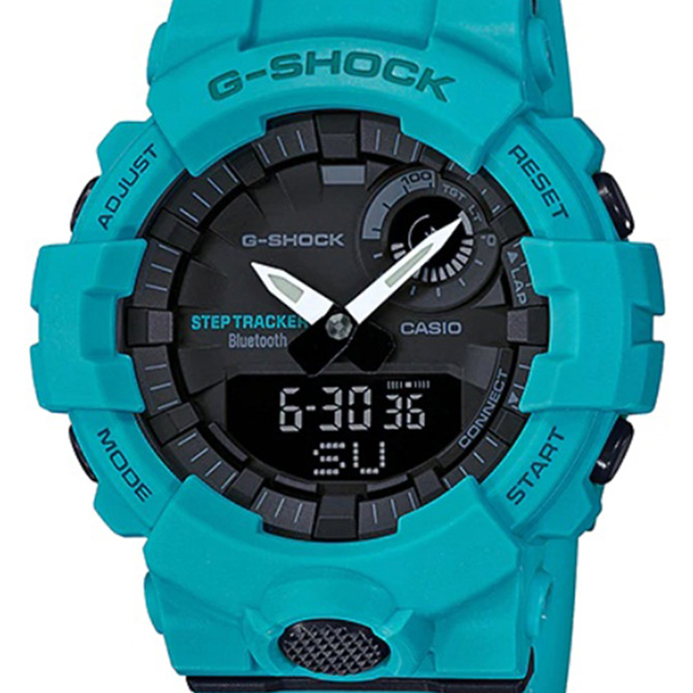 g shock sky blue watch
