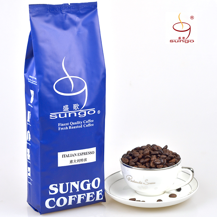 Free shipping 454g Sungo espresso coffee beans fresh coffee powder green slimming coffee beans new 2015