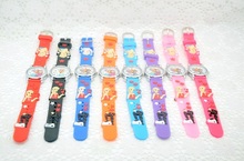 2016 Hot new brand fashion cartoon Children Watch Princess Elsa Anna silicone quartz watches for boy