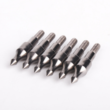 6pcs lot Hunting Crossbow Arrowhead Broadheads Arrow Accessories 125grain Screw Insert Arrow Steel Piont in Bow