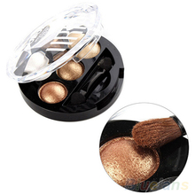 5 Colors Professional Cosmetic Palette Bare Makeup Tool Smoky Shimmer Eye Shadow 4DZB