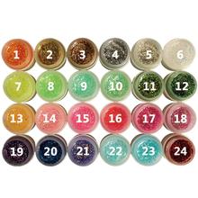 Popular 8ml Glitter Powder Glue Nail Polish Soak Off UV Lamp Gel Long-lasting Art Decoration Salon Tool 24 colors Fast Delivery