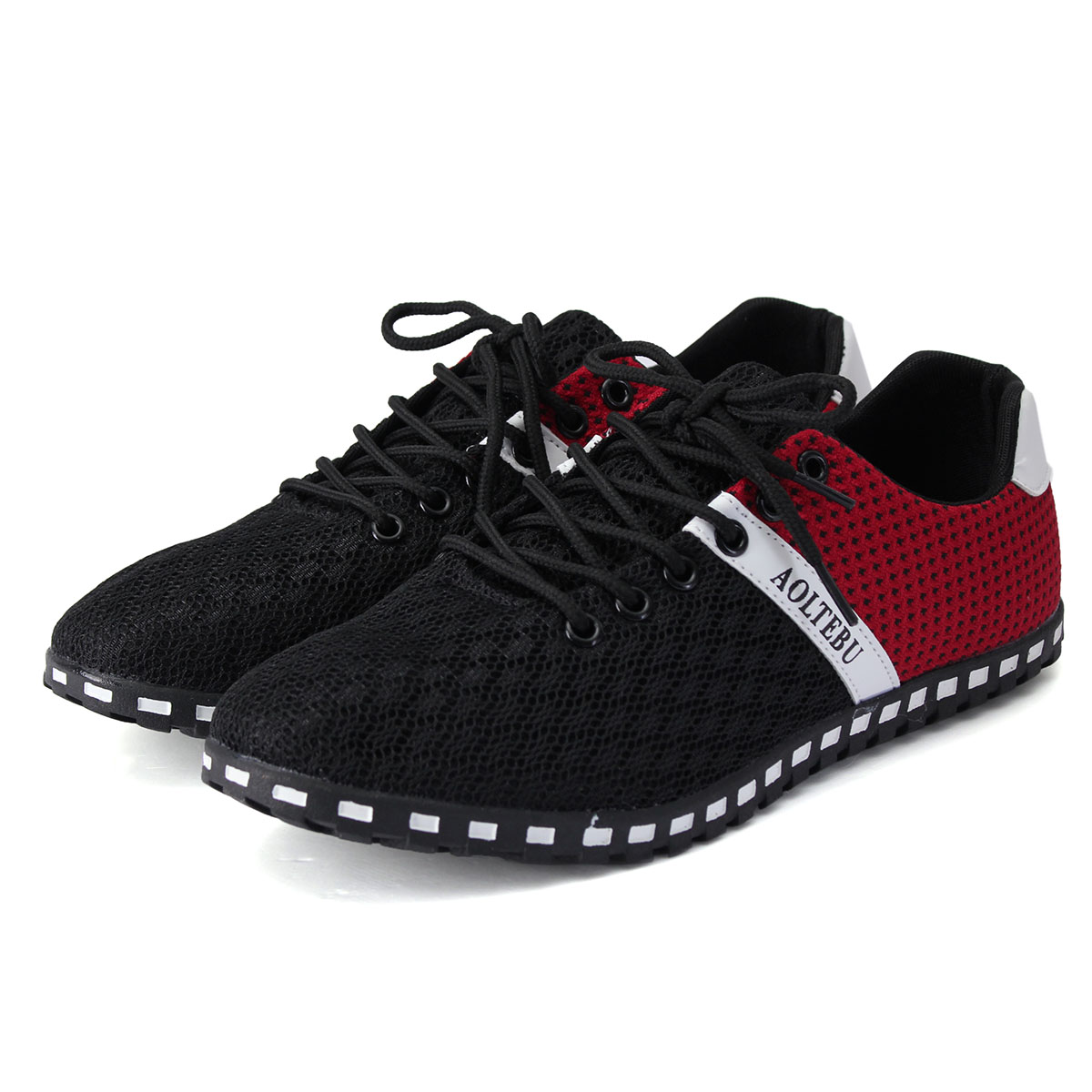 Гаджет  Men Mesh Breathable Shoes Spring Autumn Fashion For Mens Summer Lace-Up Antiskid Male Man Outdoor Casual Wearproof Shoe None Обувь