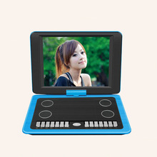 2016 Wholesale Factory Brand Design Mobile DVD13.8 inch HD DVD Player DVD TV Full HD 13.8Inch Mini Television With DVD Fuction