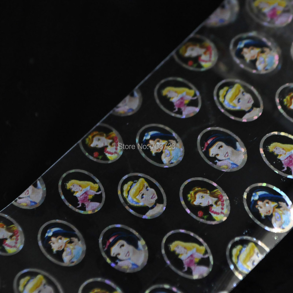 Wholesale Roll Fairy Tales Beautiful Princess Nail Art Transfer Foil Tips Decor Sticker GL10