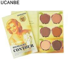 Brand New 6 Colors Highlight & Contour Palette Corrective Camouflage Face Concealer Cream 3D Contouring Makeup Facial Cosmetics