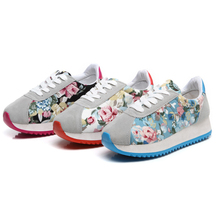 Nilanya The spring and autumn period and the leisure shoes Low help shoes canvas Broken beautiful