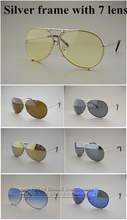 2015 Titanium P8478 Sunglasses reflecting lens Replaceable Lens Glasses P8478 Italy Brand Sunglasses Fashion Retro