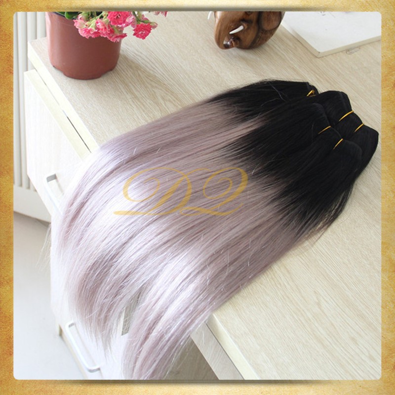 Silver grey hair extension (4)