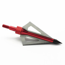 6pcs crossbow hunting arrow tips or compound bow Aorrw broadheads 100GR 3x blade 2 inch cut