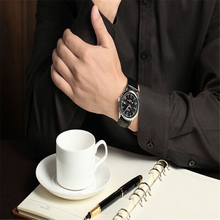 Specials LUOBIN brand diamond man watches Roman numerals quartz watch 200 m diving leather wrist watch