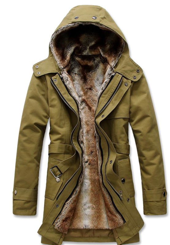 High Quality Cotton Jacket Winter Jacket Men Coat X-Long Thicken Outwear Hooded Real Fur Men's Parka Big Size 3XL SMTSK-264