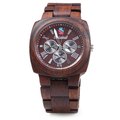 2016 New Fashion Seasonal Men Maple Quartz Watch with Decorative Sub dials Men Wooden Wristwatch for