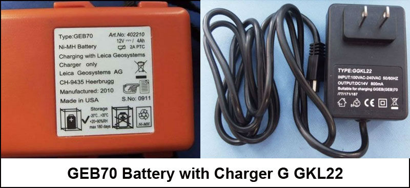 Wholesale /Retail New Good Quality GKL22 Charger with External Battery GEB70 for Surveying  total station