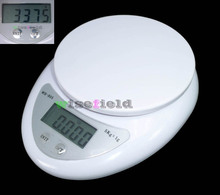 5000 g / 1 g 5 kg balanza Digital KitchenDiet Food Postal del peso de Balance electrónica