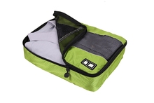 3 Pcs Set Nylon Packing Cubes For Clothes Lightweight Luggage Travel Bags For Shirts Waterproof Duffle