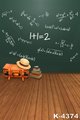 Books Stand On the Wooden Floor Backgrounds For Photo Studio 5x7ft Blackboard Adult Classroom Photography Backdrops