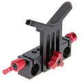 CAMVATE Lens Support Mount Bracket Rail Block Rod Clamp For 15mm Rod DSLR HDV Rig System