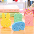 1 pc Baby Bath Cotton Pulp Baby Bath Sponge Rub Zao Baby Wipes Children Bath Baby