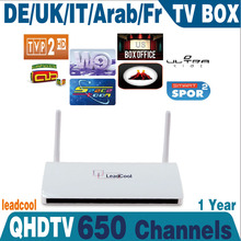 Free Shipping Hot Sale Android French & Arabic IPTV Box Free 1 Year 680 HD Live TV IPTV Set Top Box French Apk Account Included