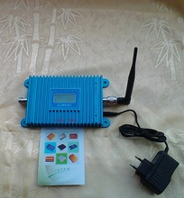 GSM signal booster GSM signal repeater with LCD display+indoor antenna for mobile phone with power adapter