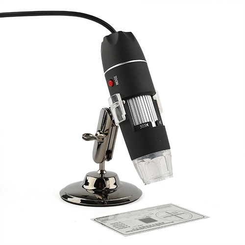New Portable USB 8 LED 500X 2MP Digital Microscope Endoscope Video Camera Black High Quality Brand