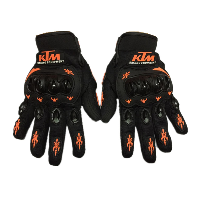 New arrival brand KTM Motorcycle gloves retro Moto racing gloves Men's Motocross full finger gloves Cycling glove M/L/XL/XXL