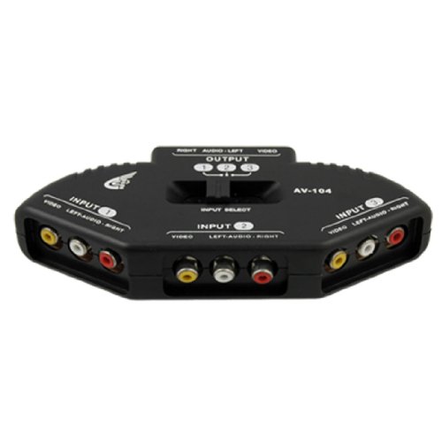 Купить способ 3-порт rca аудио видео расширения переключатель av ...